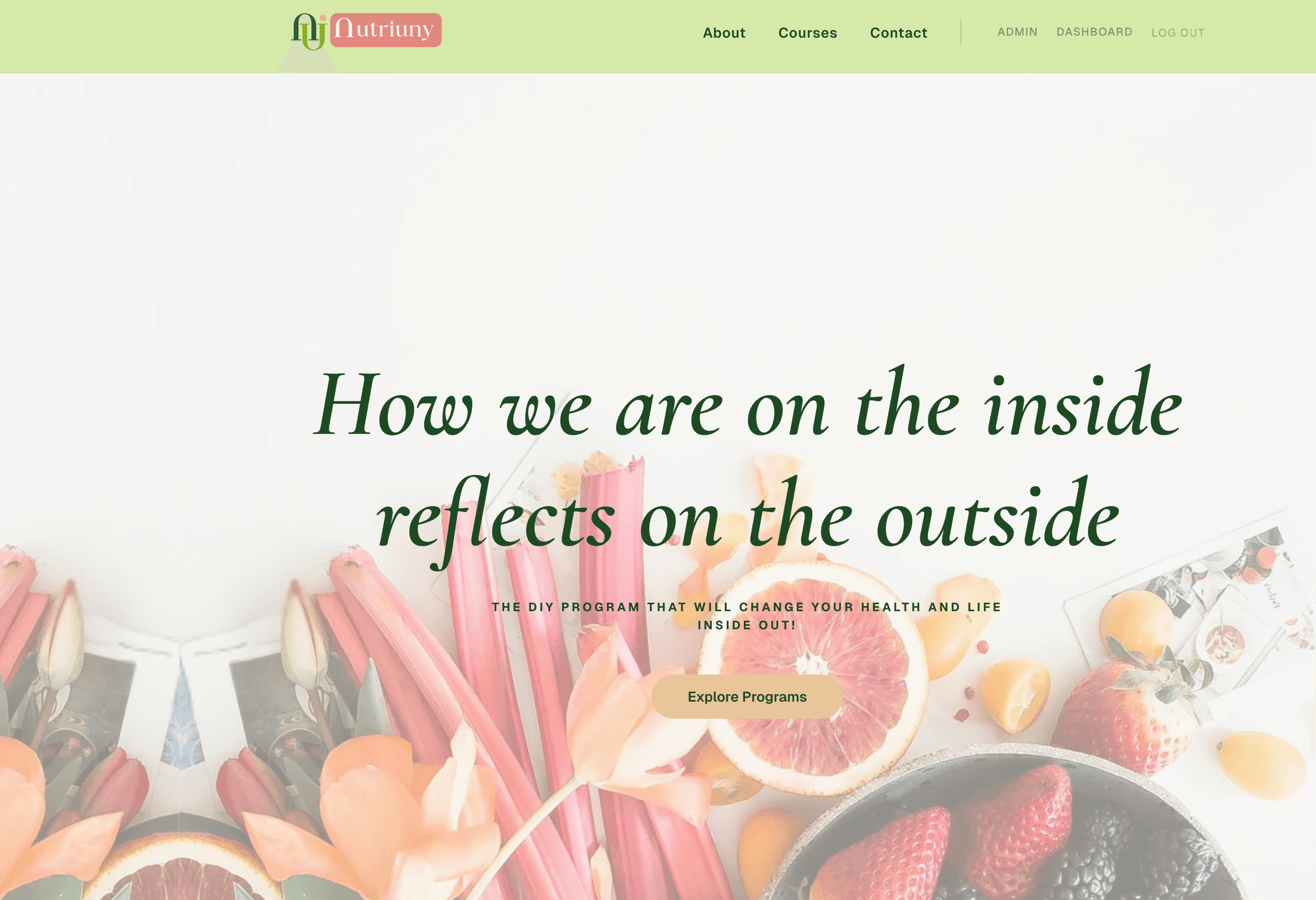 Nutriuny — nutrition course platform